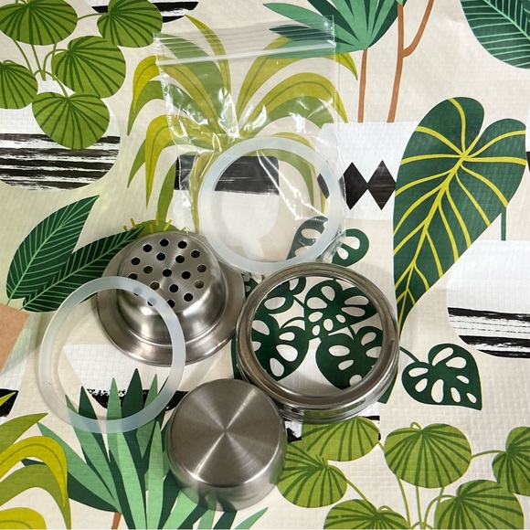 Brooklyn Libation Association 5 Piece Cocktail Mason Jar Shaker Bartendender Set - Picture 7 of 16